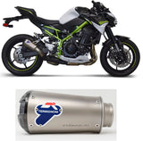 Exhaust Tip Without Sound Certification Gp2R-Rht Titanium Aluminium Cap - Termignoni Compatible With Kawasaki Z 900 (2020)