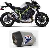 Exhaust Tip Without Sound Certification Relevance D70 Titanium Carbon Cap - Termignoni Compatible With Kawasaki Z 900 (2020)