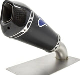 Exhaust Tip Without Sound Certification Relevance Titanium Carbon Cap - Termignoni Compatible With Kawasaki Zx 10R - Rr (2020-2023)