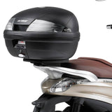 Top Case K47Nt Manta 47 Lt + Rear-Rack Monolock - Kappa Moto Compatible With Piaggio Beverly 350 Ie (2010-2020)