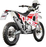 Exhaust Tip With Noise Certification Dakar Stainless Steel - Mivv Compatible With Kove Moto 450 Rally (2023-2024)