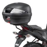 Top Case K42N 42 Lt + Rear-Rack Monolock - Kappa Moto Compatible With Honda Cbr 250 R (2011-2015)