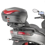 Top Case K29N 29 Lt + Rear-Rack Monolock - Kappa Moto Compatible With Piaggio Mp3 350 - 500 Sport (2018-2021)