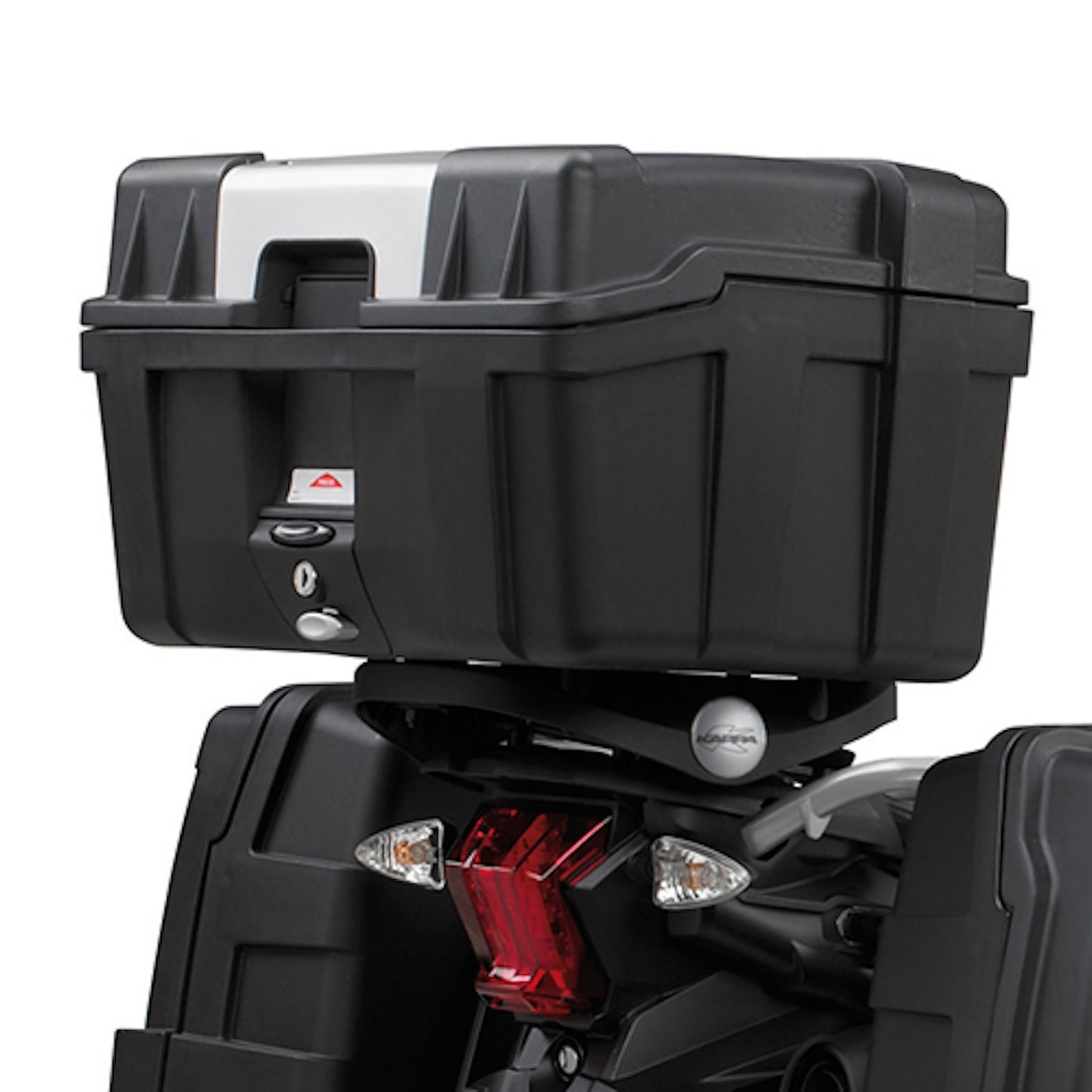 Top Case Kgr46 Garda 46 Lt + Rear-Rack Monokey - Kappa Moto Compatible With Triumph Tiger 800 Xc - Xr (2011-2017)
