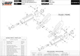 Dual Catalytic Exhaust Tips With Sound Certification Suono Stainless Steel Carbon - Mivv Compatible With Ktm 950 Supermoto R (2005-2006)