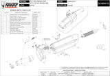 Non-Catalytic Exhaust Tip With Sound Certification Suono Steel Black Carbon - Mivv Compatible With Ktm 690 Enduro (2008-2013)