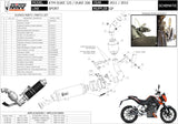 Complete Non-Catalytic Exhaust System With Sound Certification Gp Steel Black - Mivv Compatible With Ktm 125 Duke (2011-2016)