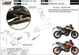 Non-Catalytic Connector Pipe - Mivv Compatible With Ktm Rc 125 (2017-2020)