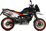 Exhaust Tip With Noise Certification Oval Steel Black Carbon - Mivv Compatible With Ktm 890 Smt (2023-2024)