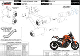 Dual Exhaust System With Sound Certification Mk3 Carbon - Mivv Compatible With Ktm Duke 1290 (2014-2019)