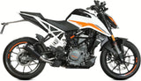 Complete Non-Catalytic Exhaust System With Sound Certification X-M1 Steel Black - Mivv Compatible With Ktm 390 Duke (2021-2023)