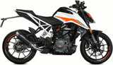 Complete Non-Catalytic Exhaust System With Sound Certification Gppro Steel Black - Mivv Compatible With Ktm 390 Duke (2021-2023)