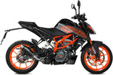 Exhaust Tip With Noise Certification Gppro Steel Black - Mivv Compatible With Ktm 125 Duke (2021-2023)