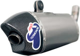 Exhaust Tip Without Sound Certification Titanium Carbon Cap - Termignoni Compatible With Ktm 300 2T (2017-2018)