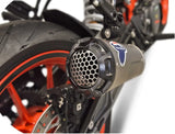 Exhaust Tip Without Sound Certification Gp2R-Rht Titanium Aluminium Cap - Termignoni Compatible With Ktm 390 Duke (2017-2019)