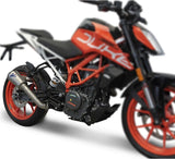 Exhaust Tip Without Sound Certification Gp2R-Rht Titanium Aluminium Cap - Termignoni Compatible With Ktm 390 Duke (2017-2019)