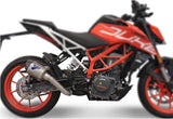 Exhaust Tip Without Sound Certification Relevance D70 Titanium Carbon Cap - Termignoni Compatible With Ktm 390 Duke (2017-2019)