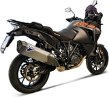 Exhaust Tip With Noise Certification Steel Black Carbon Cap - Termignoni Compatible With Ktm 1290 Super Adventure (2019-2020)