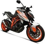 Exhaust Tip Without Sound Certification Relevance Titanium Carbon Cap - Termignoni Compatible With Ktm 1290 Super Duke R (2017-2019)