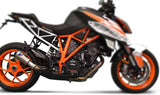 Exhaust Tip Without Sound Certification Gp2R-Rht Titanium Aluminium Cap - Termignoni Compatible With Ktm 1290 Super Duke R (2017-2019)