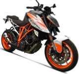 Exhaust Tip Without Sound Certification Relevance D70 Titanium Carbon Cap - Termignoni Compatible With Ktm 1290 Super Duke R (2017-2019)
