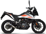 Exhaust Tip Without Sound Certification Gp Carbon - Termignoni Compatible With Ktm 390 Adventure (2020-2021)