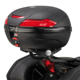 Top Case Kgr33 + Rear Rack Garda - Kappa Moto Compatible With Honda Vfr 1200 F (2010-2016)