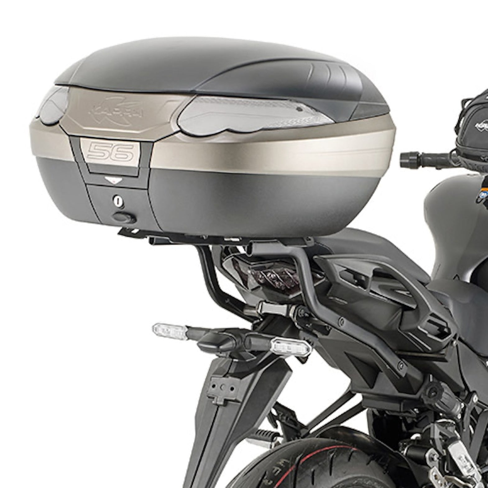 Rear-Rack Monokey - Kappa Moto Compatible With Kawasaki Ninja 1000 Sx (2020-2023)
