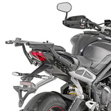 Top Case Kgr33 Garda 33 Lt + Rear-Rack Monokey - Kappa Moto Compatible With Triumph Street Triple 765 (2017-2019)