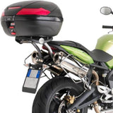 Top Case K47Nt Manta 47 Lt + Rear-Rack Monolock - Kappa Moto Compatible With Triumph Street Triple 675 (2007-2012)
