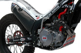 Complete Exhaust System Without Catalytic Converter And Without Sound Certification Carbon T Carbon Cap - Termignoni Compatible With Montesa Cota 260 4Rt