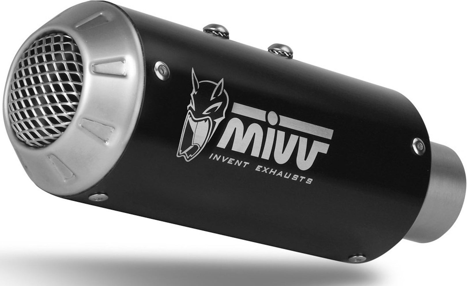 Uncatalysed Exhaust System Without Sound Certification Mk3 Steel Black - Mivv Compatible With Kawasaki Ninja 400 (2018-2020)
