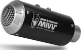 Exhaust Tip With Noise Certification Mk3 Steel Black - Mivv Compatible With Ktm Duke 1290 (2014-2019)