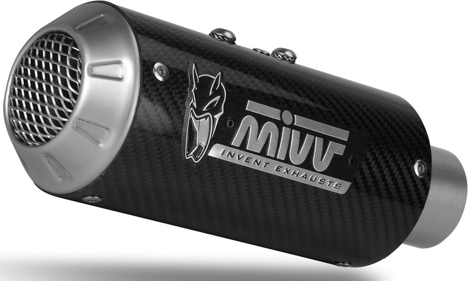 Uncatalysed Exhaust System Without Sound Certification Mk3 Carbon - Mivv Compatible With Ducati Monster 821 (2018-2020)