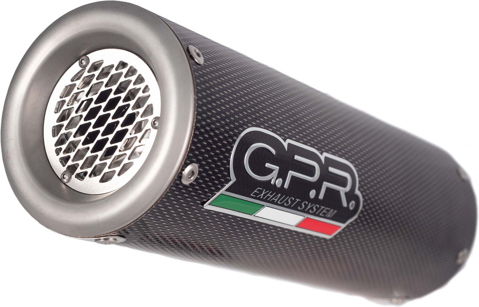 Catalytic Exhaust Tip With Sound Certification M3 Carbon Look - Gpr Compatible With Mv Agusta F3 675 (2012-2016)