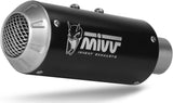Exhaust Tip With Noise Certification Mk3 Steel Black - Mivv Compatible With Suzuki Gsx-S 1000 Katana (2019-2024)