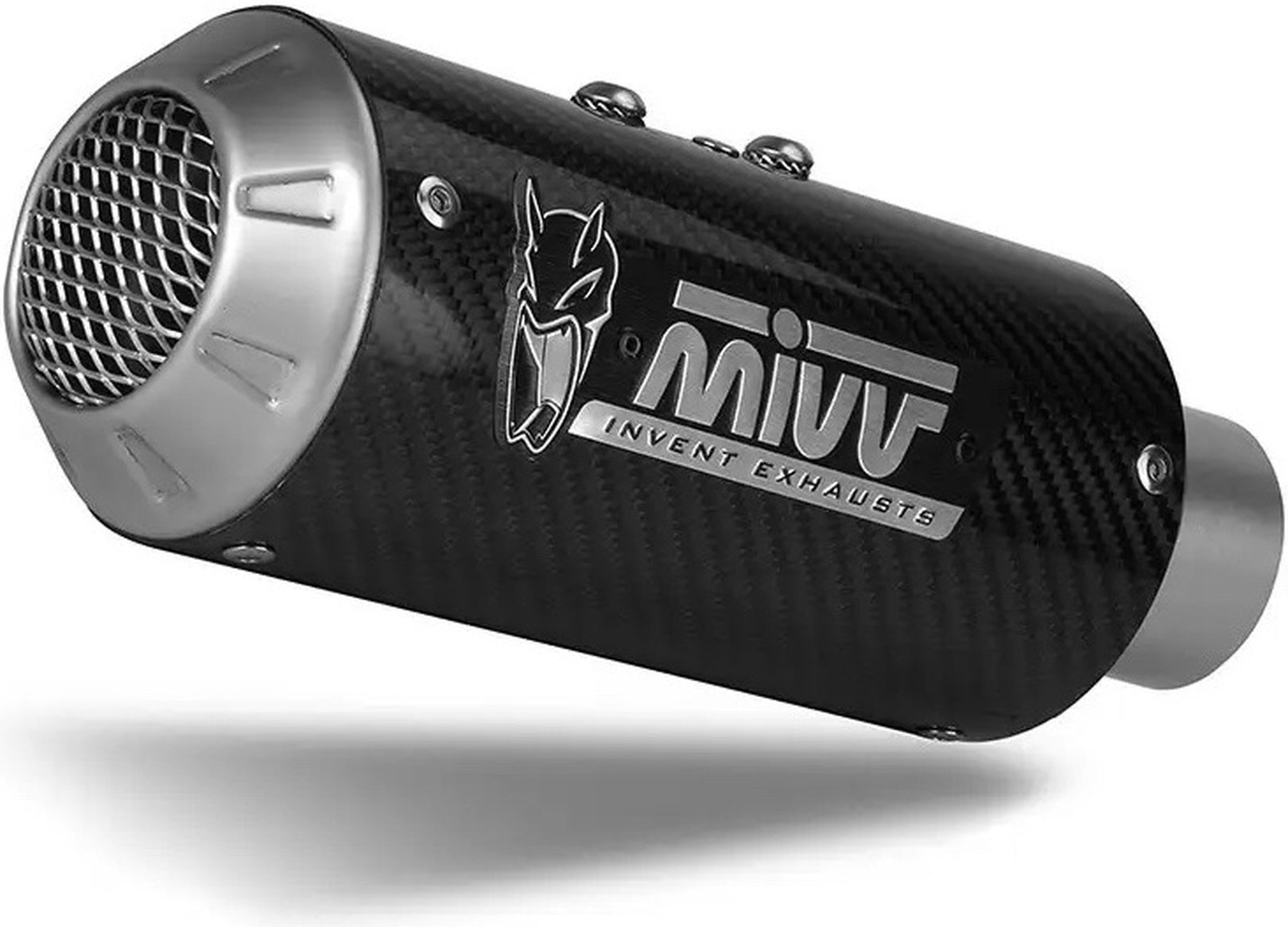 Uncatalysed Exhaust System Without Sound Certification Mk3 Carbon - Mivv Compatible With Triumph Speed Triple R Rs (2018-2020)