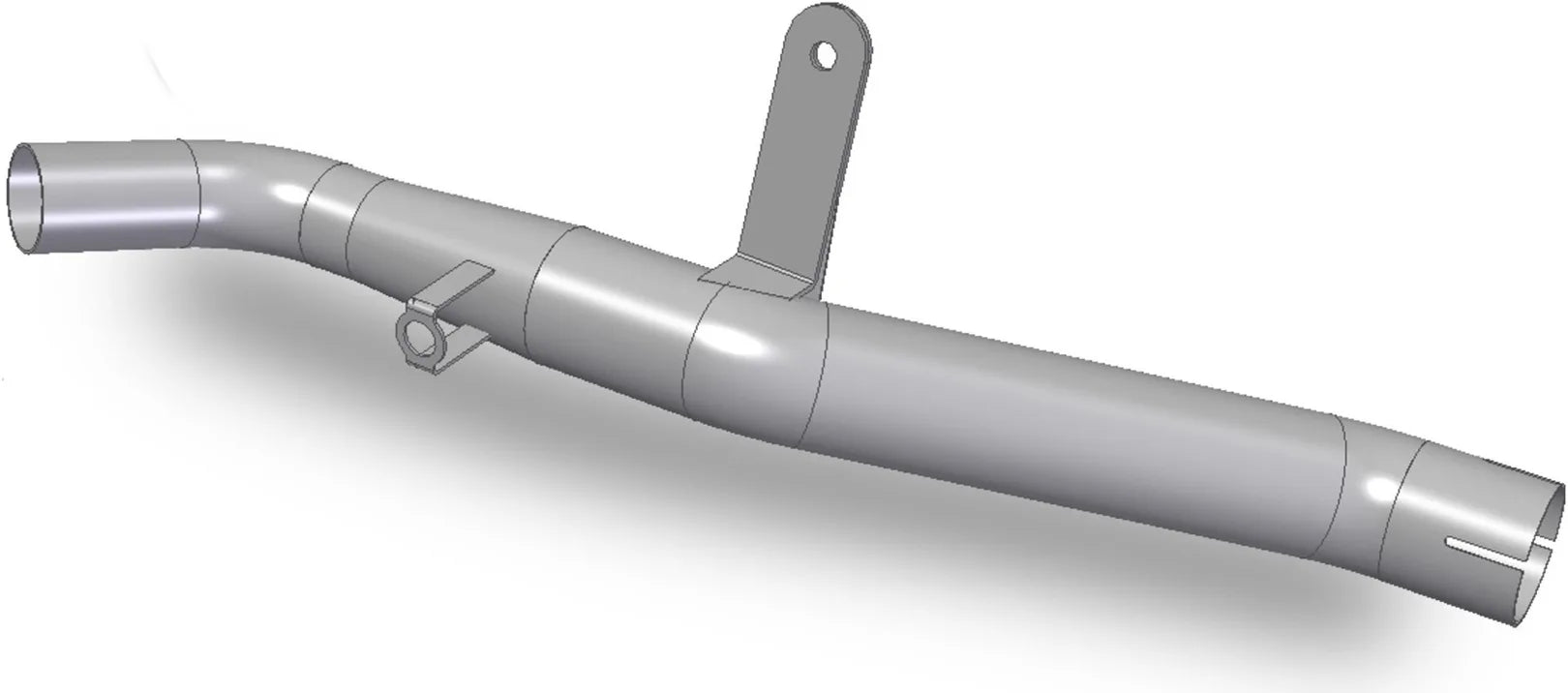 Non-Catalytic Connector Pipe - Mivv Compatible With Moto Morini X-Cape 649 (2021-2024)