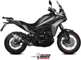 Exhaust Tip With Noise Certification Suono Stainless Steel Carbon - Mivv Compatible With Moto Morini X-Cape 649 (2021-2024)