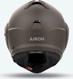 Flip-Up Motorcycle Helmet Airoh Mathisse Ii - Mth291 Thermoplastic Hrt Matte Bronze Color Size L