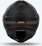 Flip-Up Motorcycle Helmet Airoh Mathisse Ii - Mth2G32 Thermoplastic Hrt Matte Orange Genius Size Xl