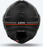 Flip-Up Motorcycle Helmet Airoh Mathisse Ii - Mth2G32 Thermoplastic Hrt Matte Orange Genius Size M