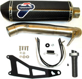 Exhaust Tip Without Sound Certification Relevance Carbon T Carbon Cap - Termignoni Compatible With Mv Agusta F3 675 (2012-2020)