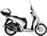 Complete Non-Catalytic Exhaust System With Sound Certification Mover Steel Black - Mivv Compatible With Honda Sh 125 (2013-2016)
