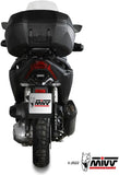 Non-Catalytic Exhaust Tip With Sound Certification Mover Steel Black - Mivv Compatible With Honda Adv 350 (2022-2024)