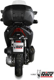 Catalytic Exhaust Tip With Sound Certification Mover Steel Black - Mivv Compatible With Honda Adv 350 (2022-2024)