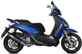 Complete Catalytic Exhaust System With Sound Certification Mover Steel Black - Mivv Compatible With Piaggio Beverly 350 (2017-2020)