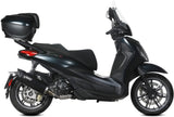 Catalytic Exhaust Tip With Sound Certification Mover Steel Black - Mivv Compatible With Piaggio Beverly 300 (2021-2024)