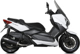 Catalytic Exhaust Tip With Sound Certification Mover Steel Black - Mivv Compatible With Yamaha X-Max 400 (2013-2016)