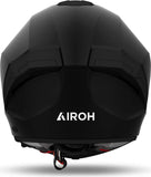 Full-Face Motorcycle Helmet Airoh Matryx - Mx11 Composite Carbon Matte Black Color Size Xxl